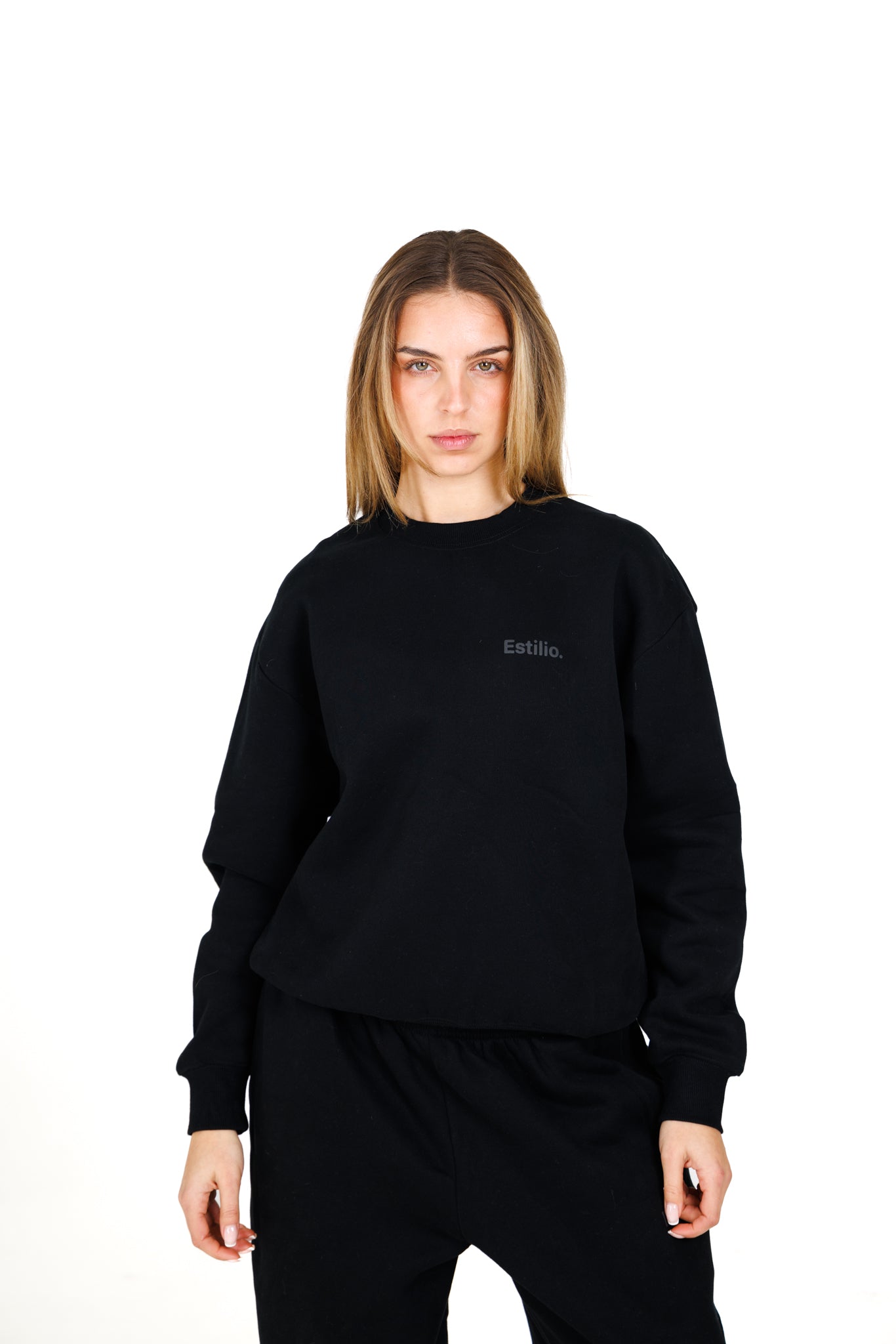 'Central' Crewneck - Black