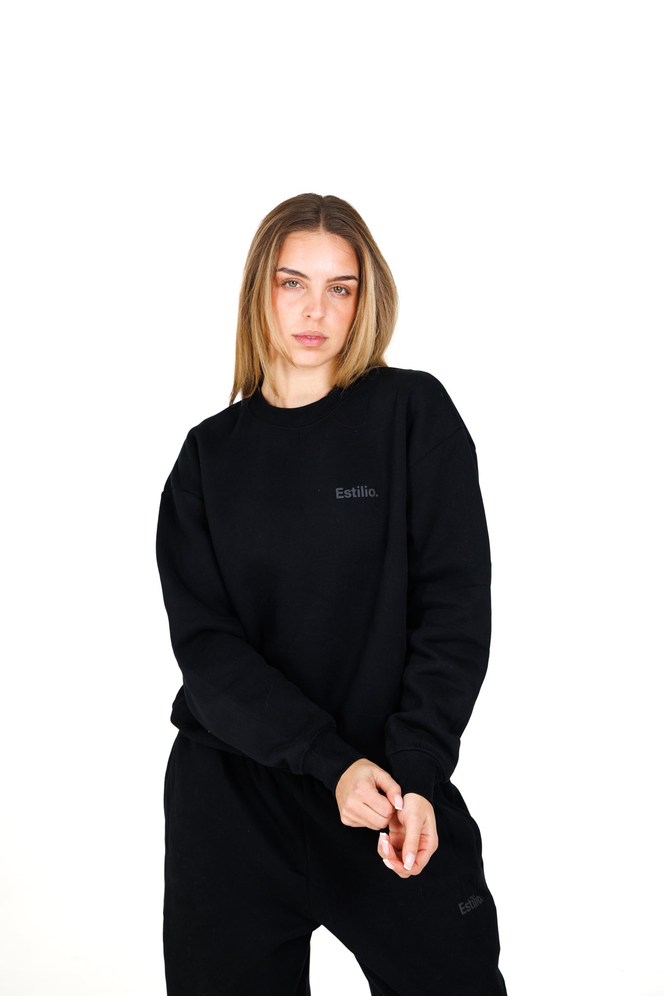 'Central' Crewneck - Black