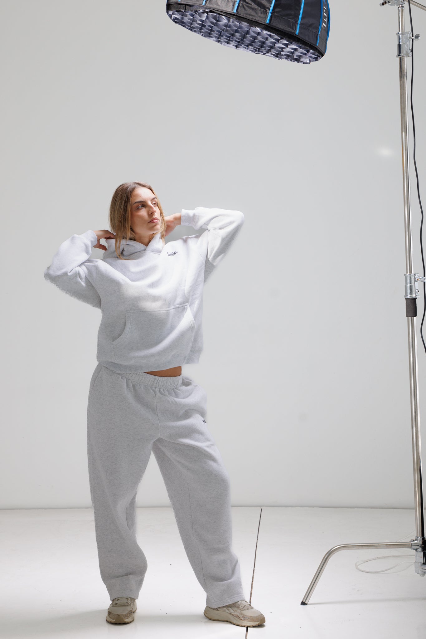 'Central' Sweatpants - Marl Grey