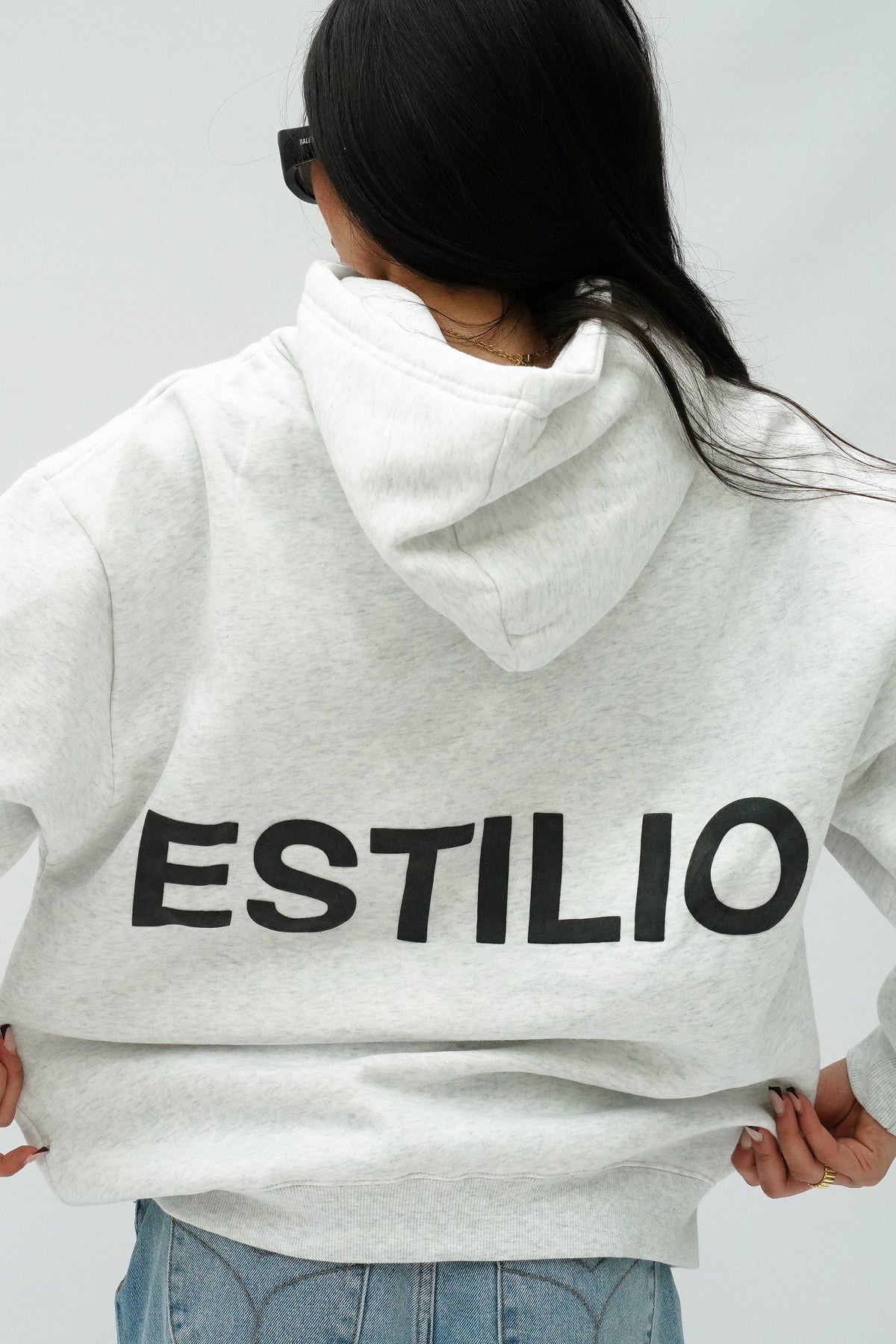 'Central' Hoodie - Marl Grey