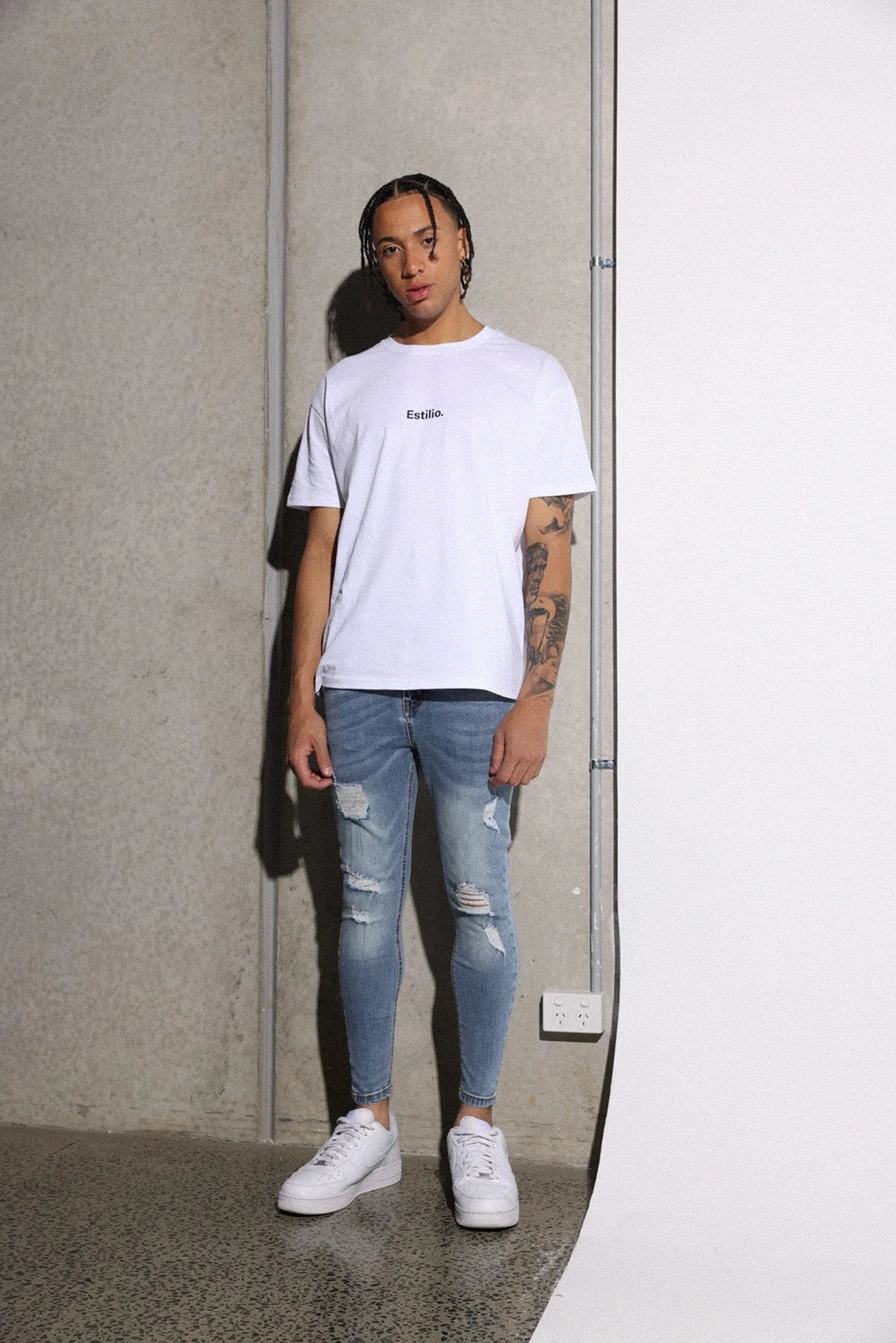 'Tom T' Relaxed - White