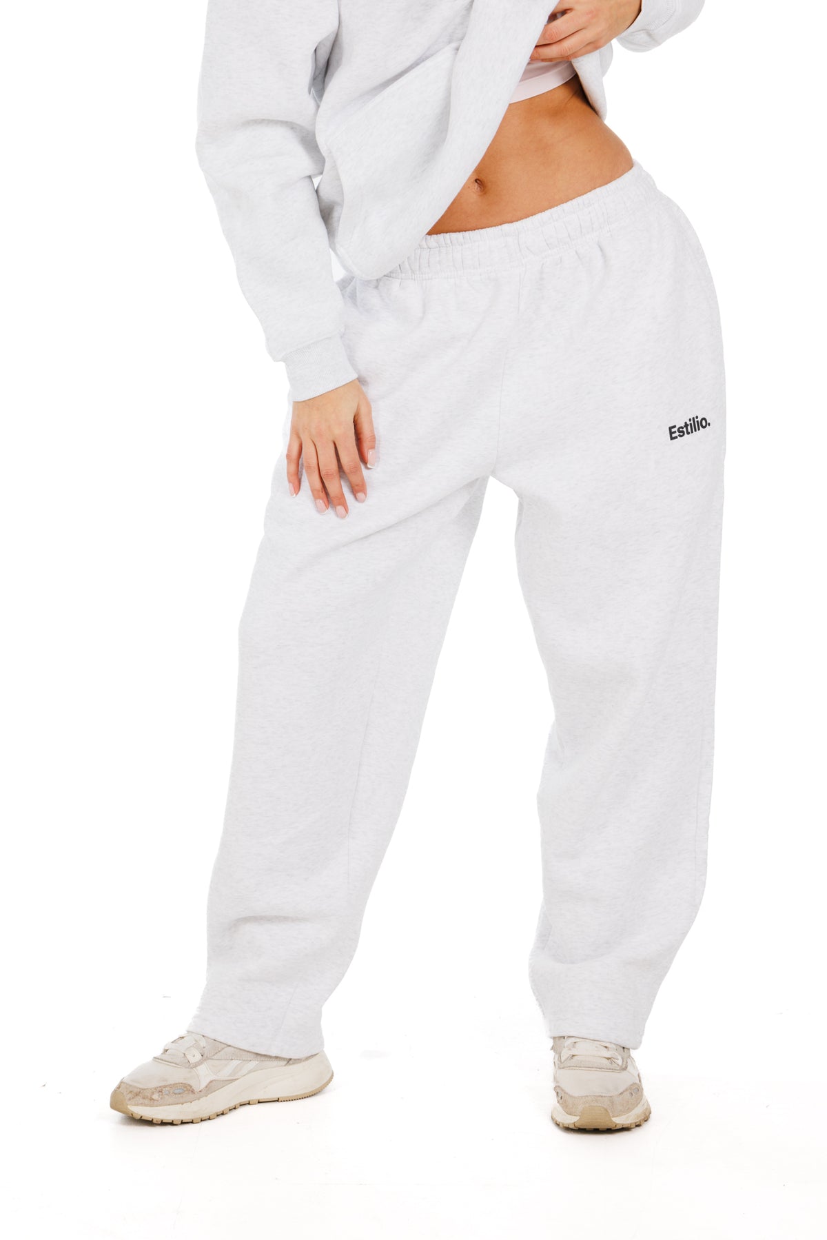 &#39;Central&#39; Sweatpants - Marl Grey