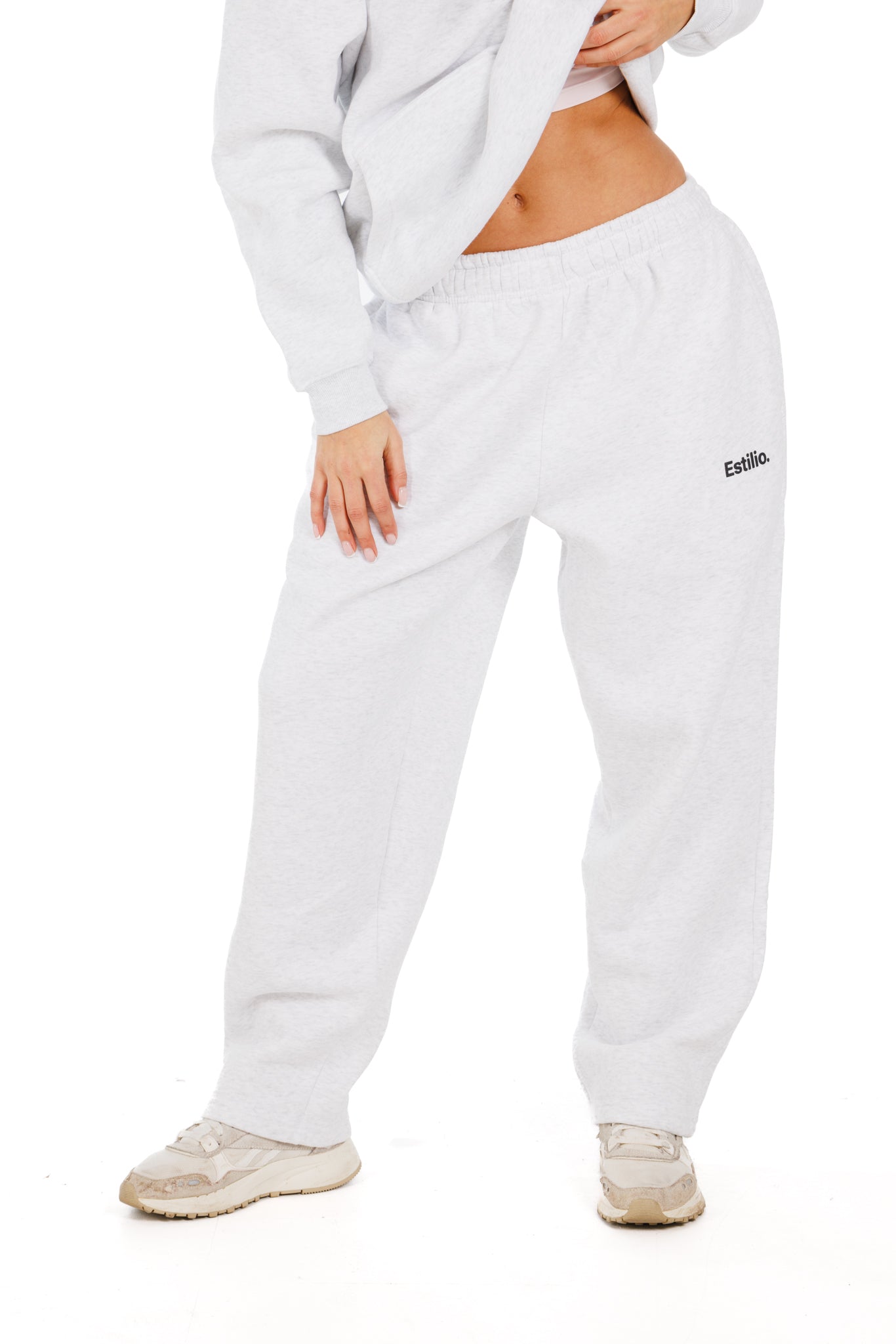 'Central' Sweatpants - Marl Grey