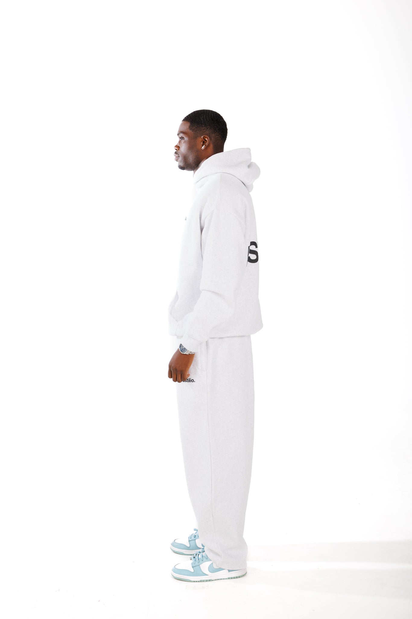 'Central' Sweatpants - Marl Grey