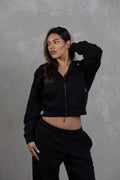 'District' Zip Up - Black