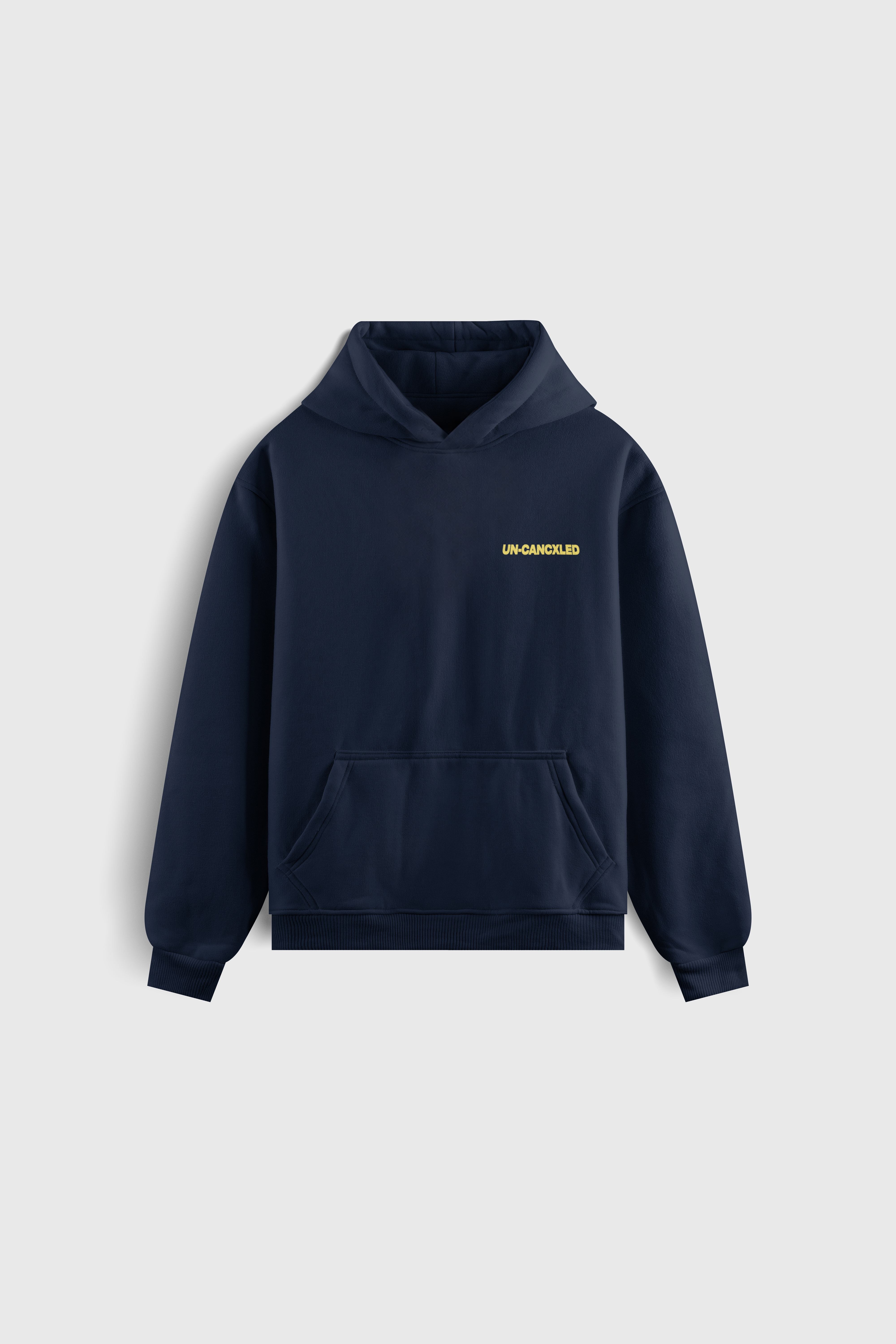 ‘OUTSIDE.’ Hoodie — Blue / Yellow