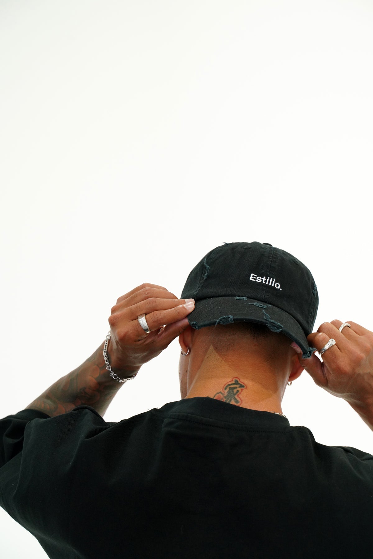 &#39;Distressed&#39; Cap - Washed Back