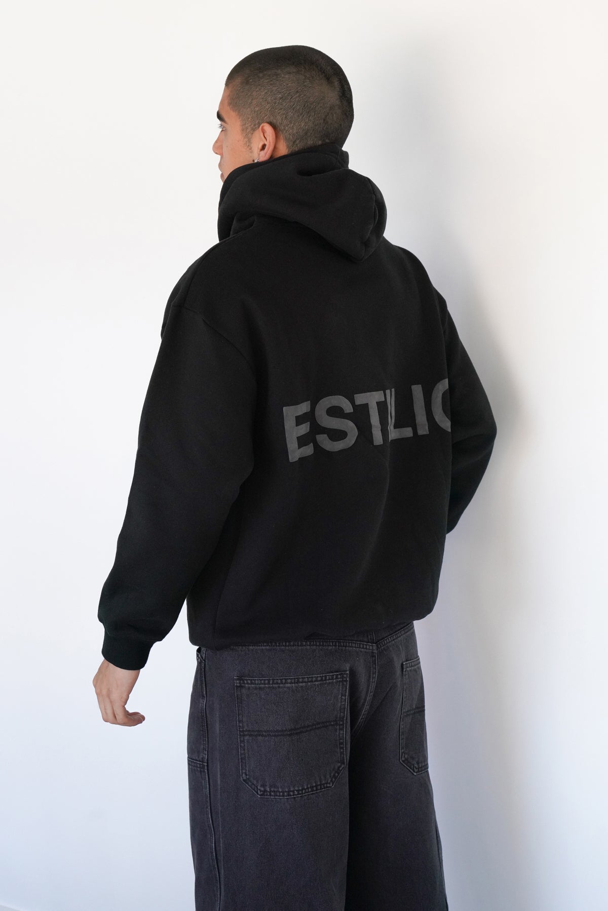 &#39;Central&#39; Hoodie - Black