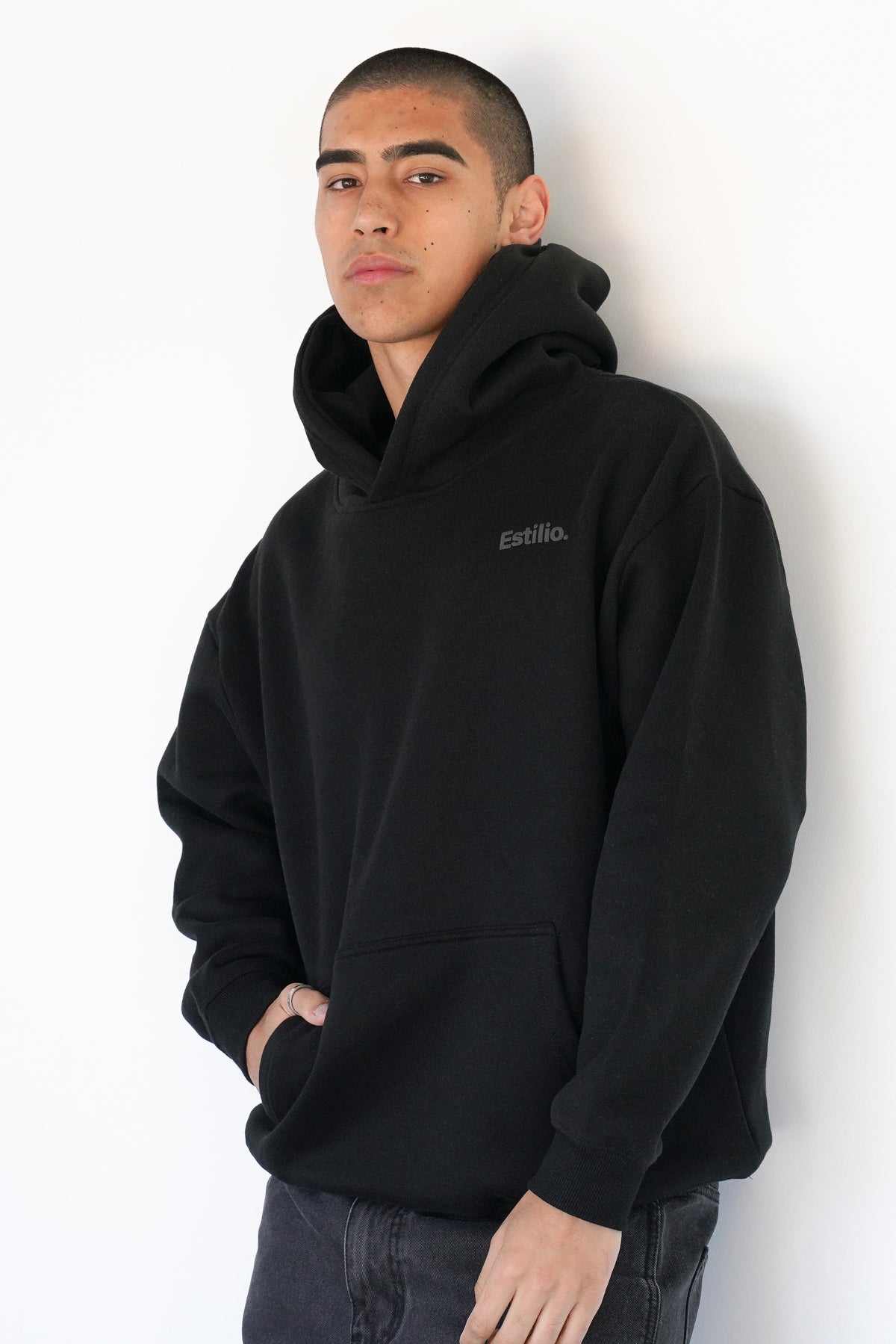 &#39;Central&#39; Hoodie - Black