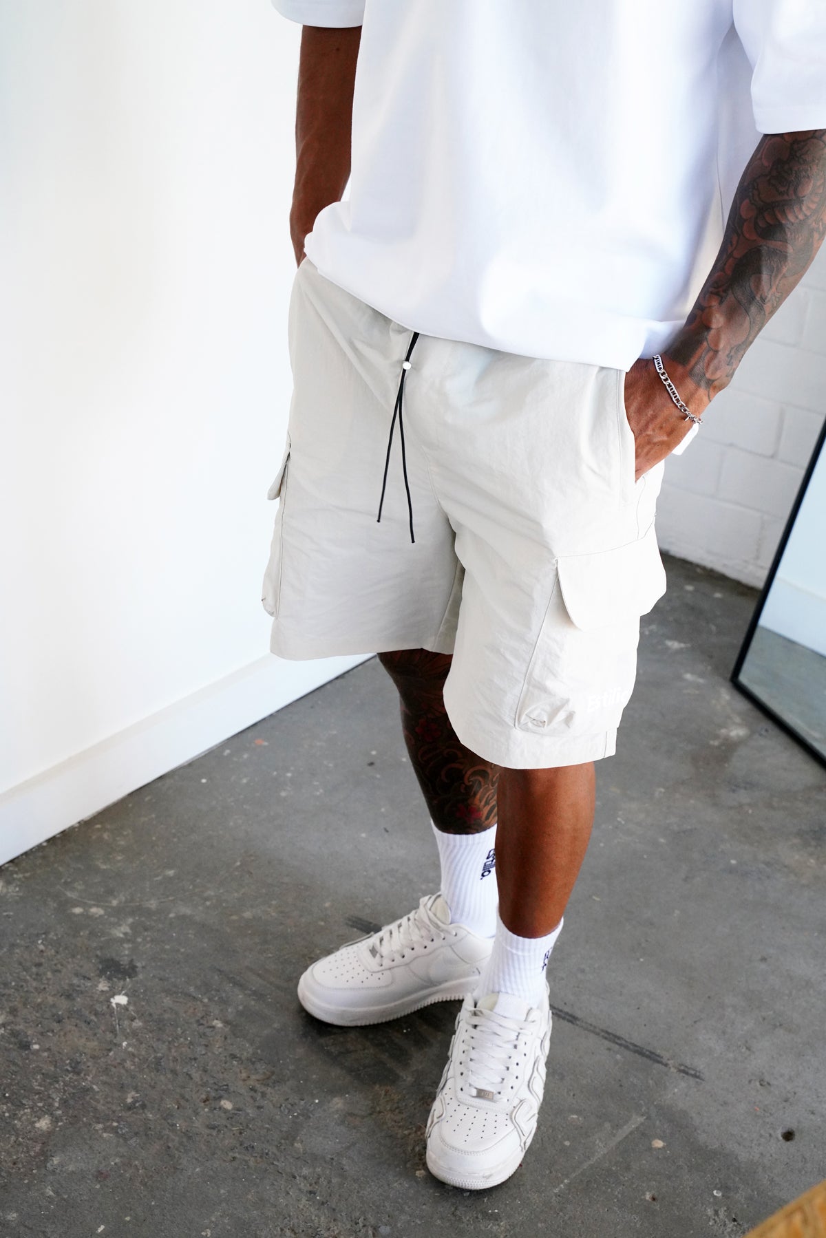 &#39;The Cargo&#39; Short - Off White