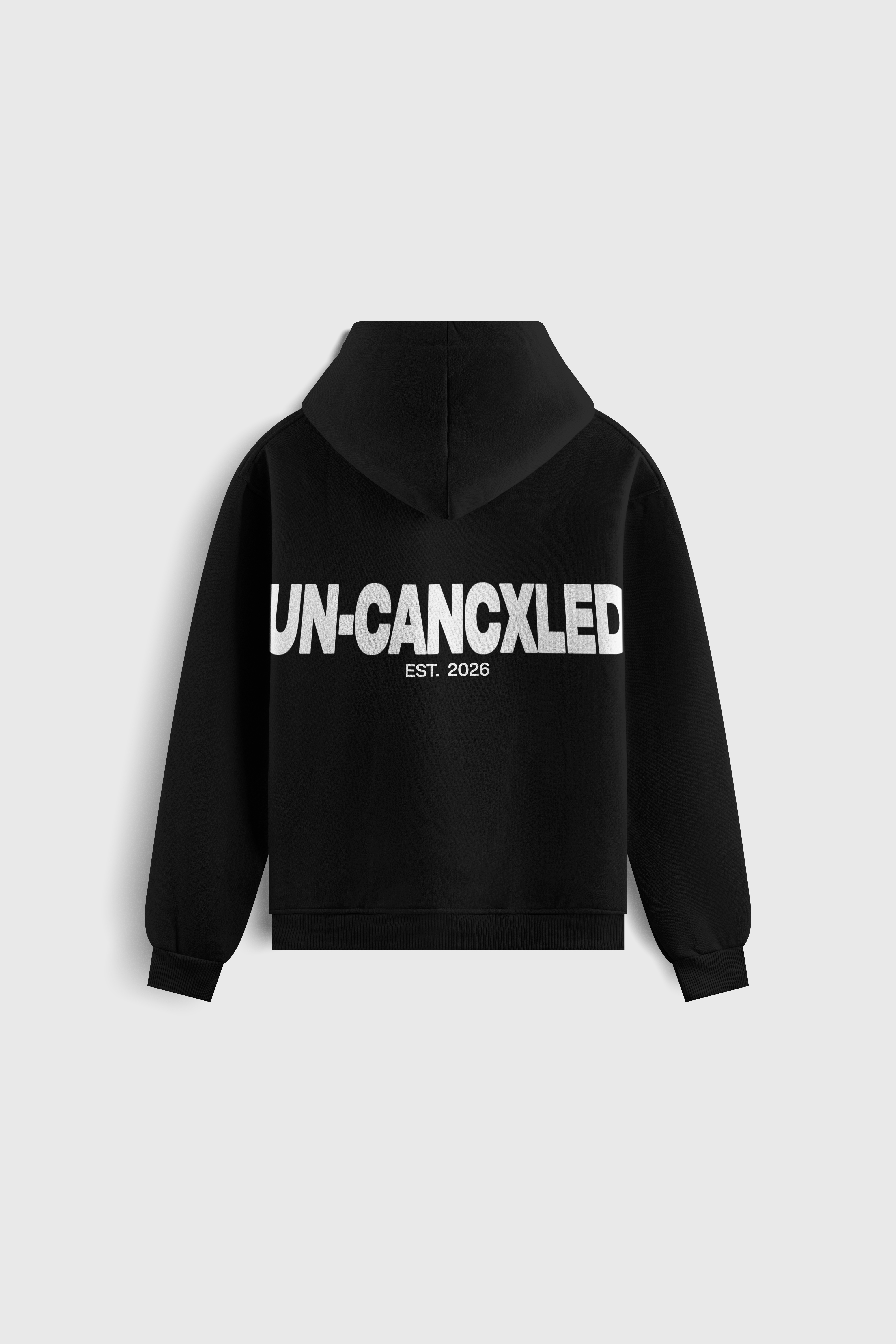‘MONO’ Hoodie — Black / White