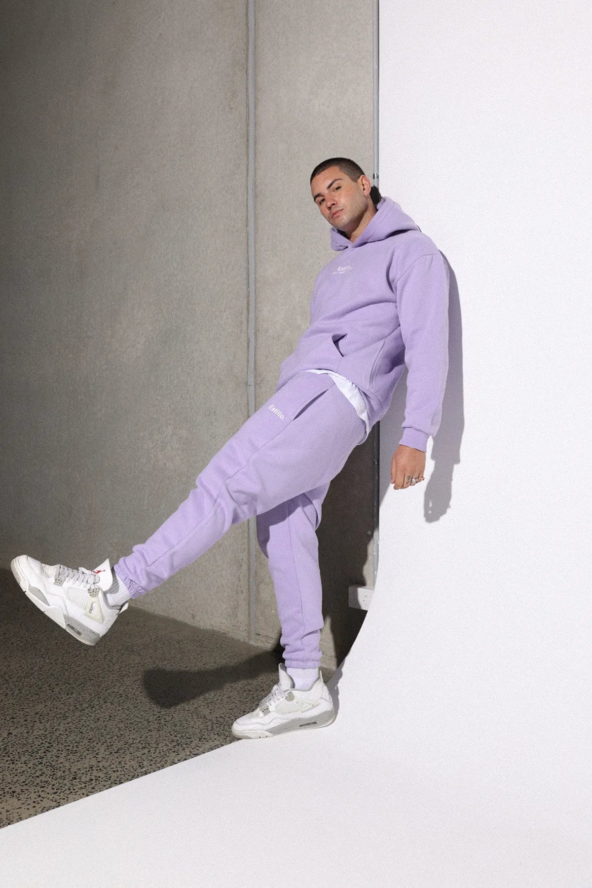 Bais Sweatpants Purple Estilio The Label
